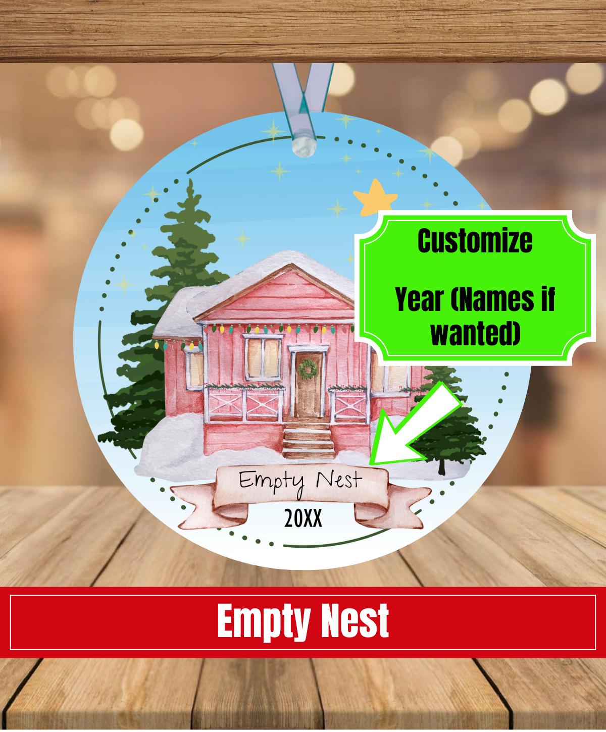 K2. Empty Nest Ornament