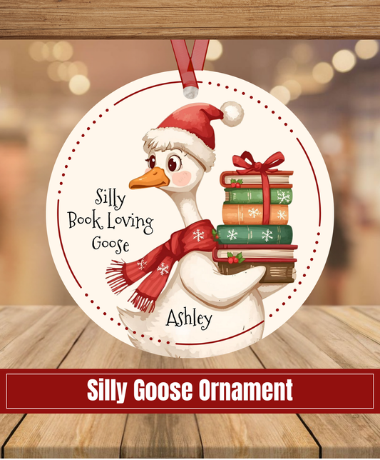 H1. Silly Goose - Book loving Goose