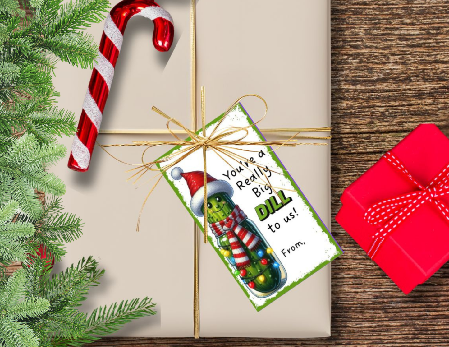 A2 Dill Pickle Printable Gift Tags