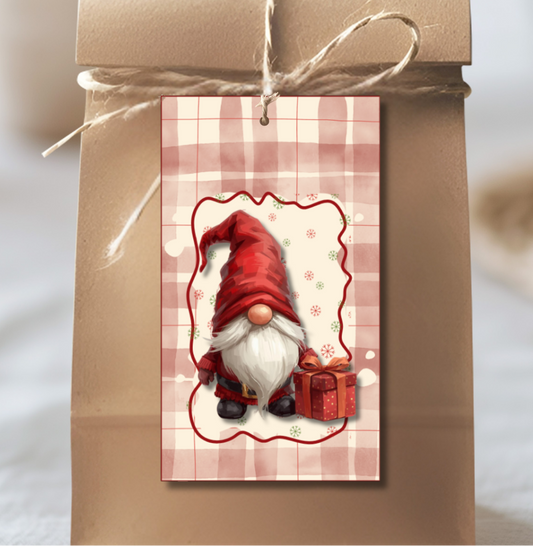 A4 Gnome Printable Gift Tags