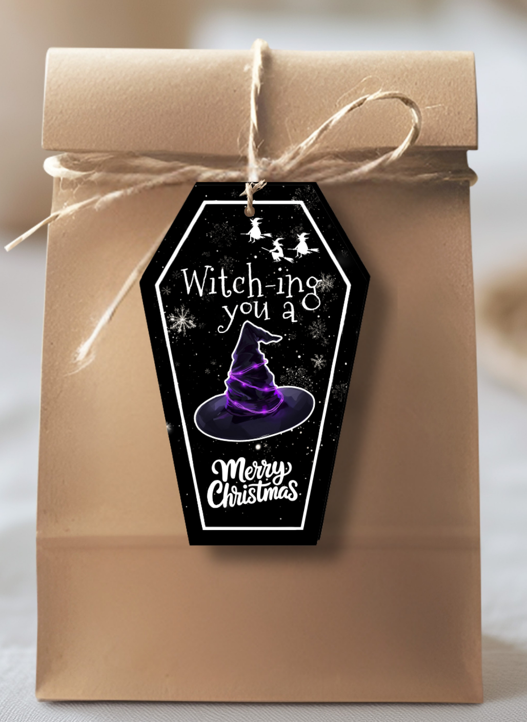 A5 Goth Printable Gift Tags