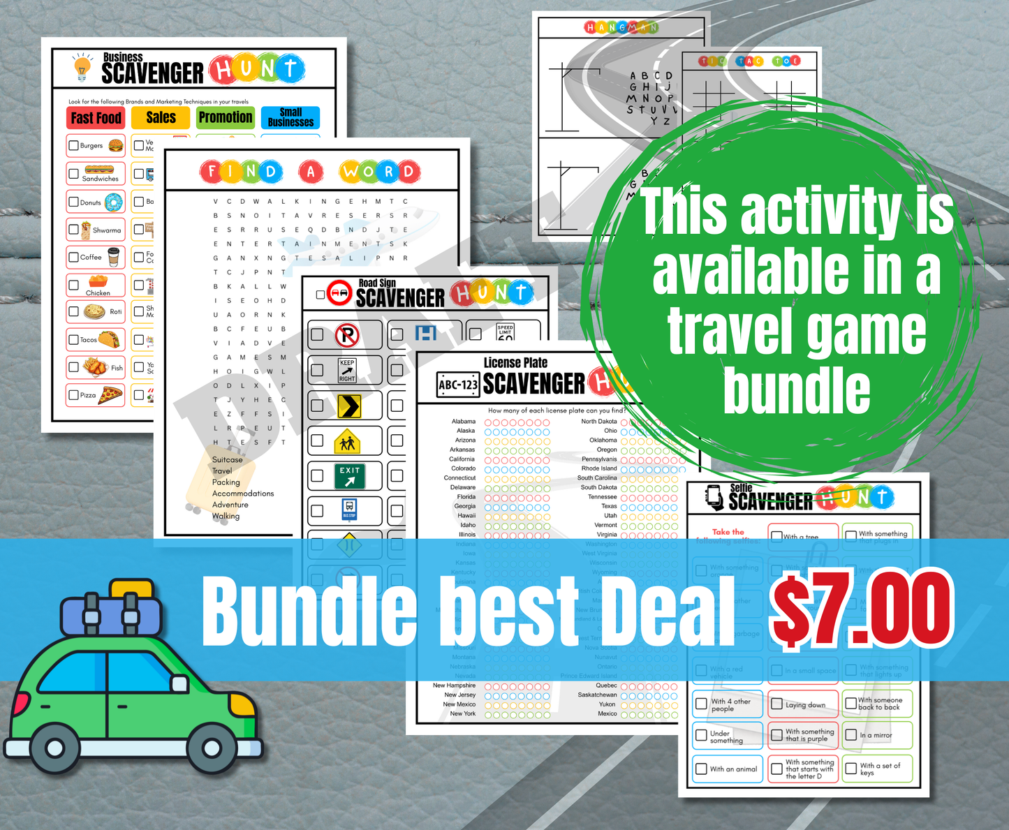 C3 Business Scavenger Hunt Printable