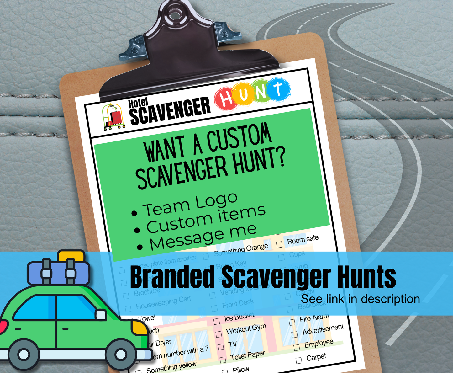C1 Hotel Scavenger Hunt Printable