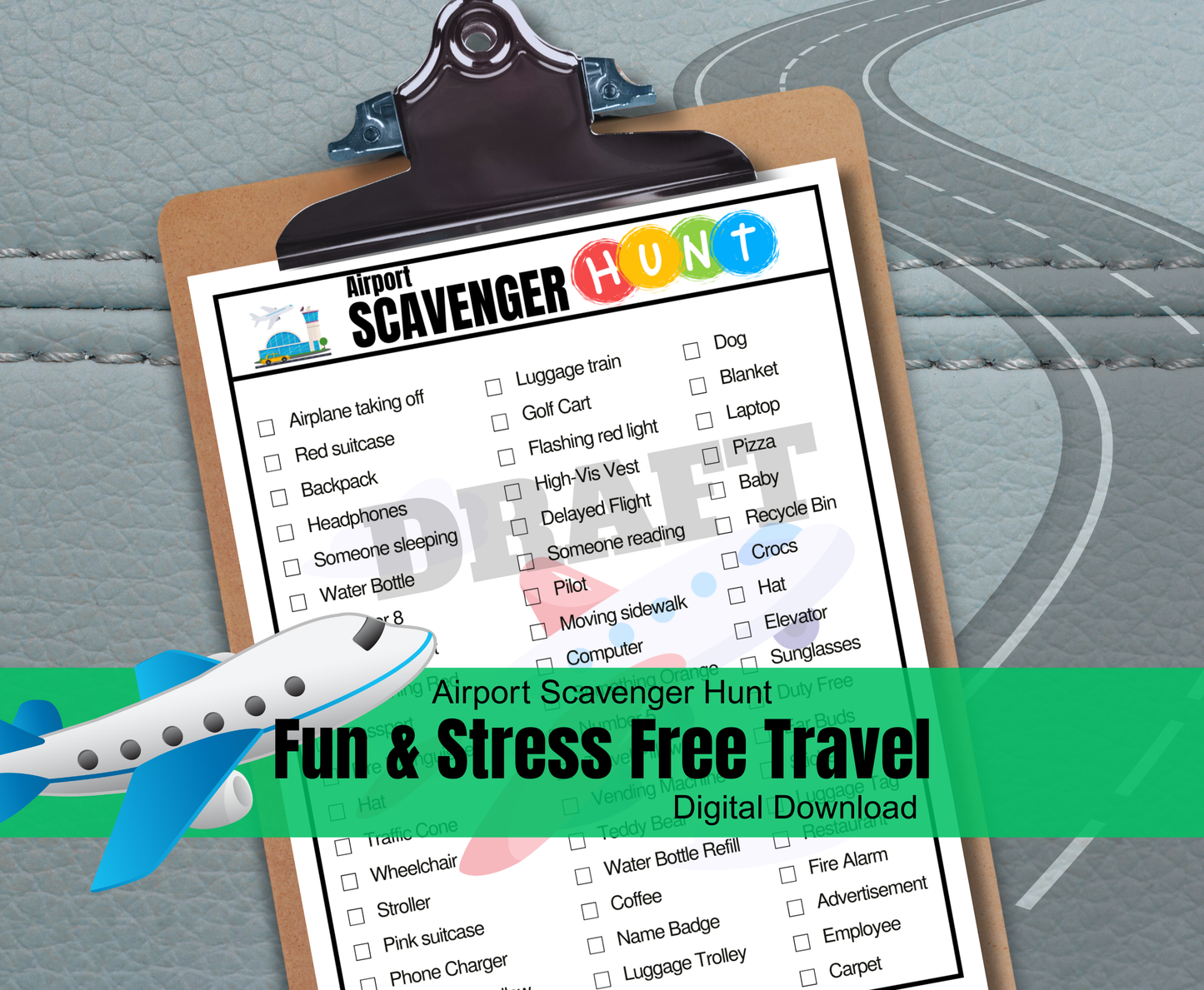 C2 Airport Scavenger Hunt Printable