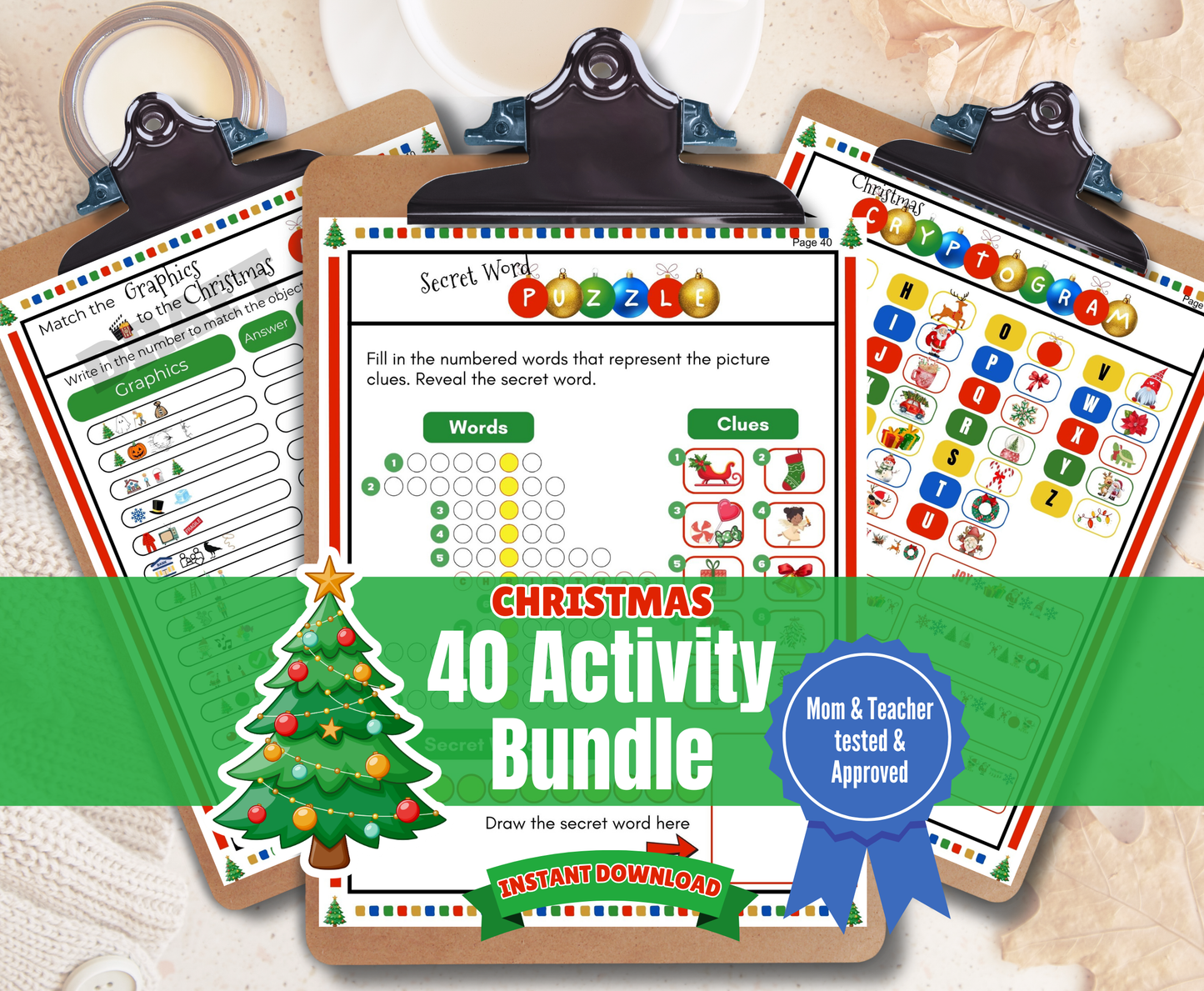 D1 Holiday BINGO - 30 Cards Printable