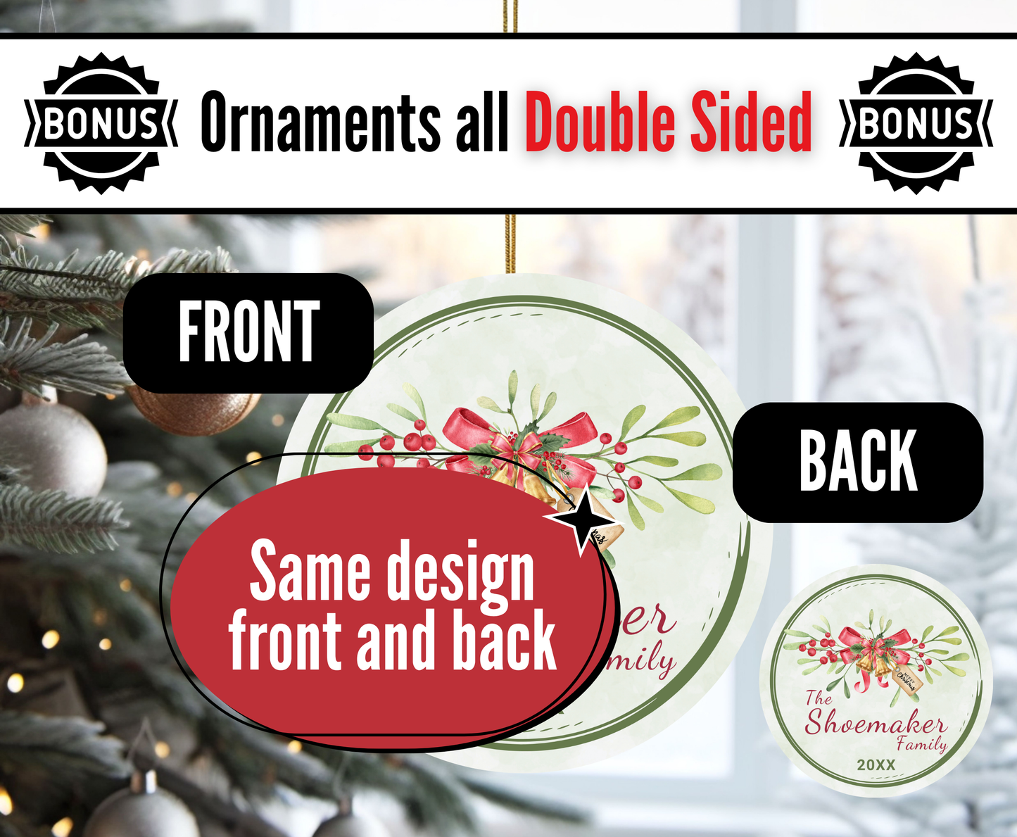 L5. Family Name Ornament