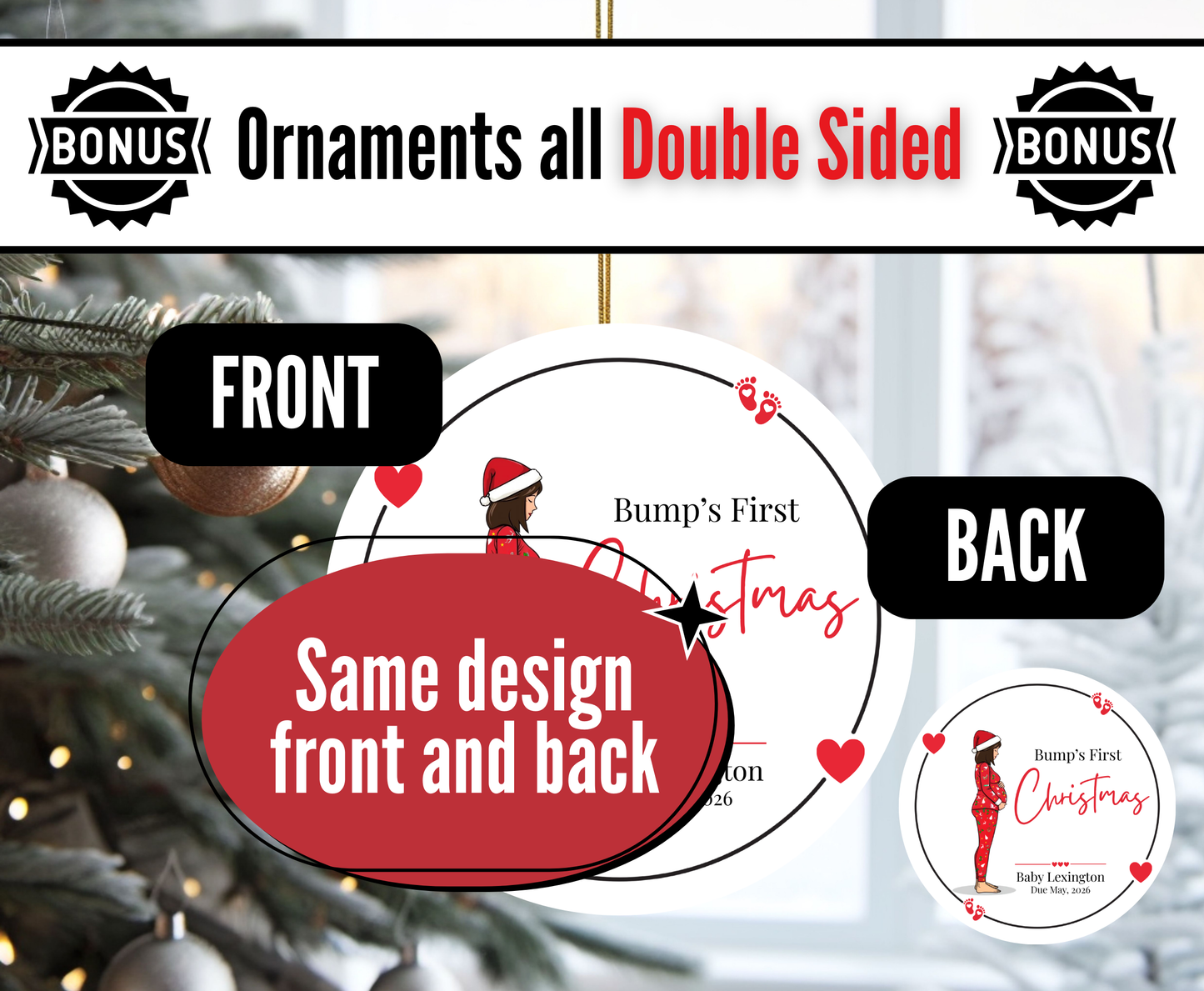 I3. Baby Bump First Christmas