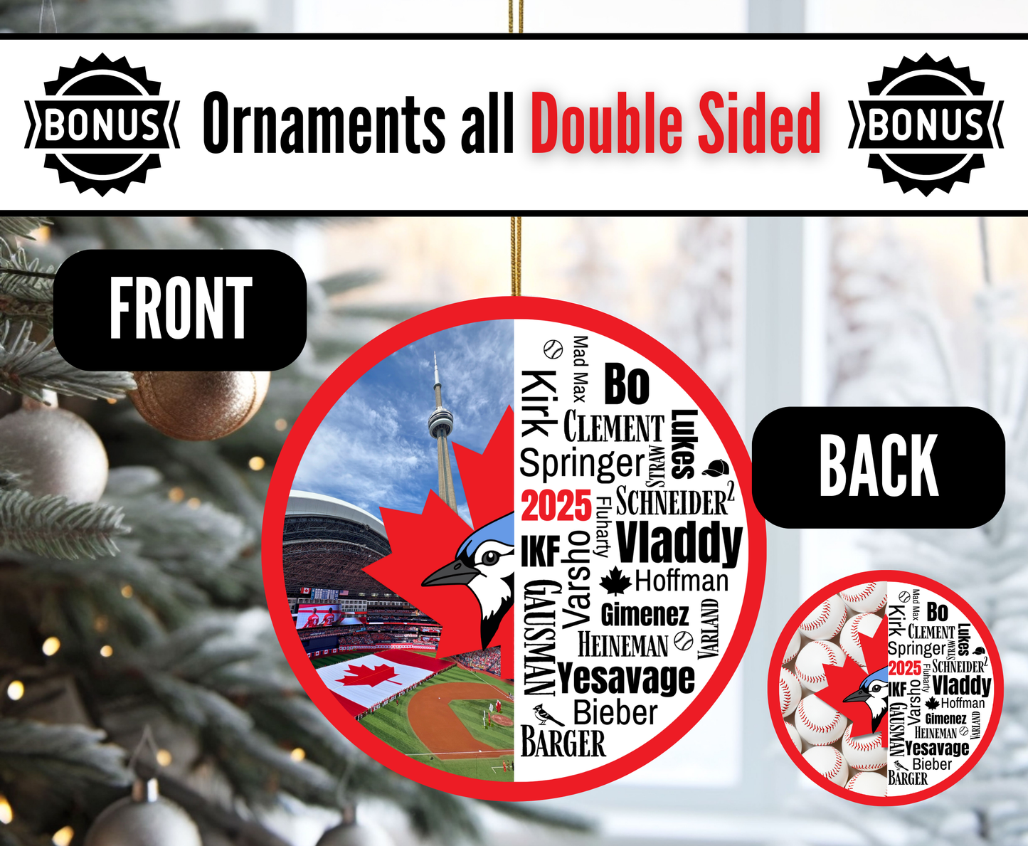 A1. Toronto Blue Jays Ornament