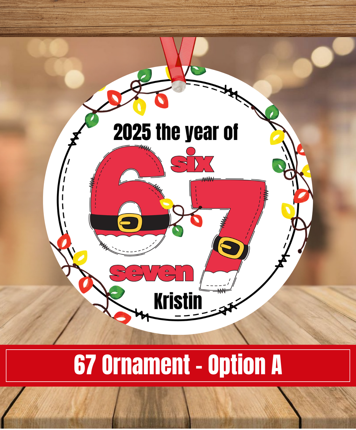 D. 67 Ornaments