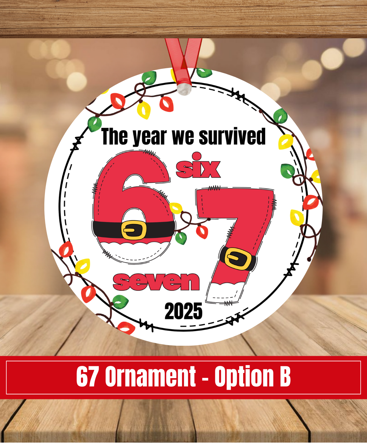 D. 67 Ornaments