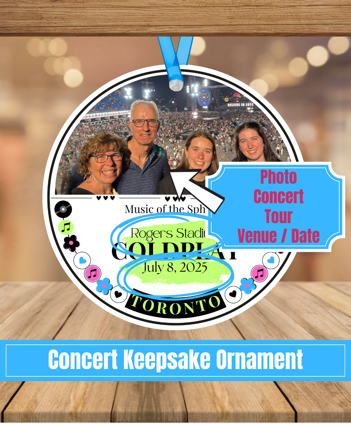 B1. Concert Keepsake Ornament