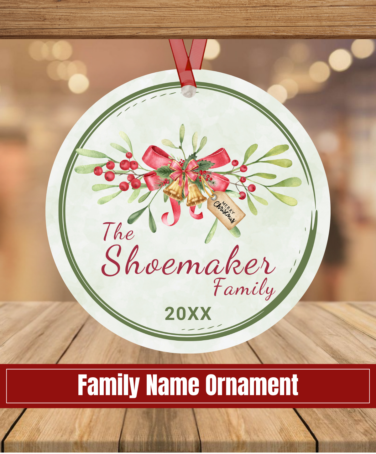 L5. Family Name Ornament