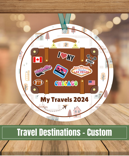 G1. Travel Suitcase Ornament